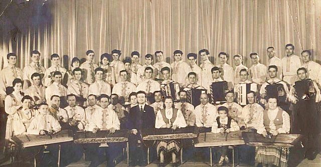 «Груздаўскія дзяды» на здымках перадачы «Спяваюць цымбалы» (1976 год)